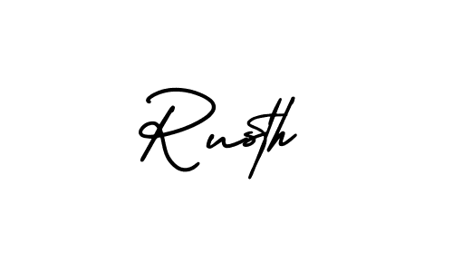 This is the best signature style for the Rusth name. Also you like these signature font (AmerikaSignatureDemo-Regular). Mix name signature. Rusth signature style 3 images and pictures png