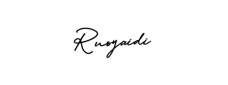 Make a beautiful signature design for name Rusyaidi. Use this online signature maker to create a handwritten signature for free. Rusyaidi signature style 3 images and pictures png