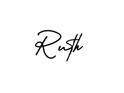 Ruth stylish signature style. Best Handwritten Sign (AmerikaSignatureDemo-Regular) for my name. Handwritten Signature Collection Ideas for my name Ruth. Ruth signature style 3 images and pictures png