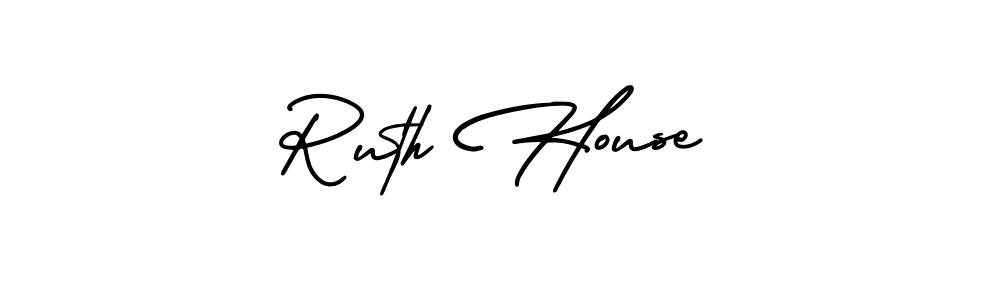 How to make Ruth House signature? AmerikaSignatureDemo-Regular is a professional autograph style. Create handwritten signature for Ruth House name. Ruth House signature style 3 images and pictures png