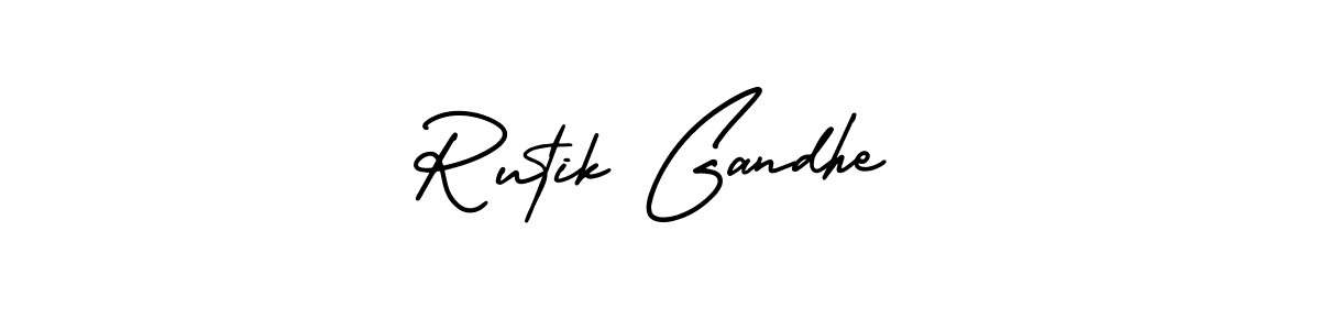 Check out images of Autograph of Rutik Gandhe name. Actor Rutik Gandhe Signature Style. AmerikaSignatureDemo-Regular is a professional sign style online. Rutik Gandhe signature style 3 images and pictures png