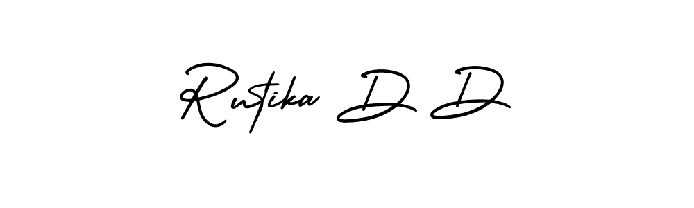 Also You can easily find your signature by using the search form. We will create Rutika D D name handwritten signature images for you free of cost using AmerikaSignatureDemo-Regular sign style. Rutika D D signature style 3 images and pictures png