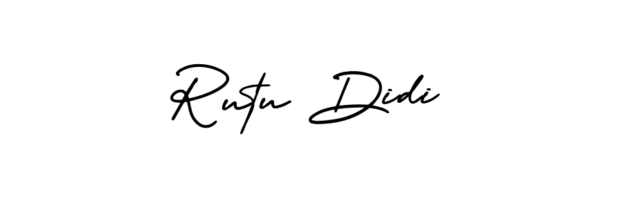 Similarly AmerikaSignatureDemo-Regular is the best handwritten signature design. Signature creator online .You can use it as an online autograph creator for name Rutu Didi. Rutu Didi signature style 3 images and pictures png