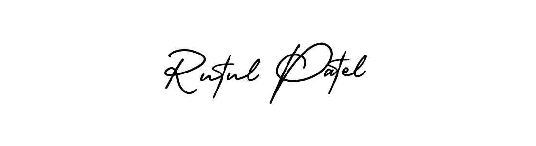 How to Draw Rutul Patel signature style? AmerikaSignatureDemo-Regular is a latest design signature styles for name Rutul Patel. Rutul Patel signature style 3 images and pictures png