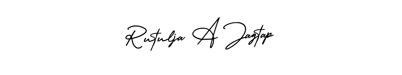 Also we have Rutulja A Jagtap name is the best signature style. Create professional handwritten signature collection using AmerikaSignatureDemo-Regular autograph style. Rutulja A Jagtap signature style 3 images and pictures png