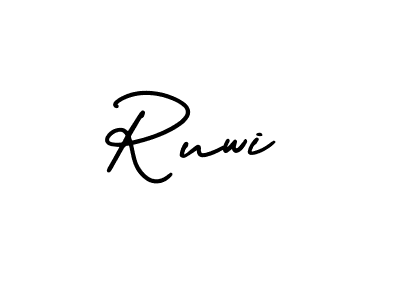 Also we have Ruwi name is the best signature style. Create professional handwritten signature collection using AmerikaSignatureDemo-Regular autograph style. Ruwi signature style 3 images and pictures png