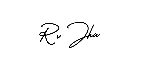 Once you've used our free online signature maker to create your best signature AmerikaSignatureDemo-Regular style, it's time to enjoy all of the benefits that Rv Jha name signing documents. Rv Jha signature style 3 images and pictures png