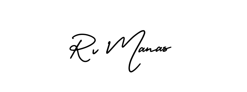 You can use this online signature creator to create a handwritten signature for the name Rv Manas. This is the best online autograph maker. Rv Manas signature style 3 images and pictures png