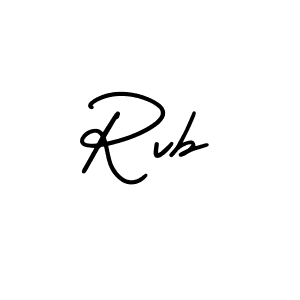 Create a beautiful signature design for name Rvb. With this signature (AmerikaSignatureDemo-Regular) fonts, you can make a handwritten signature for free. Rvb signature style 3 images and pictures png