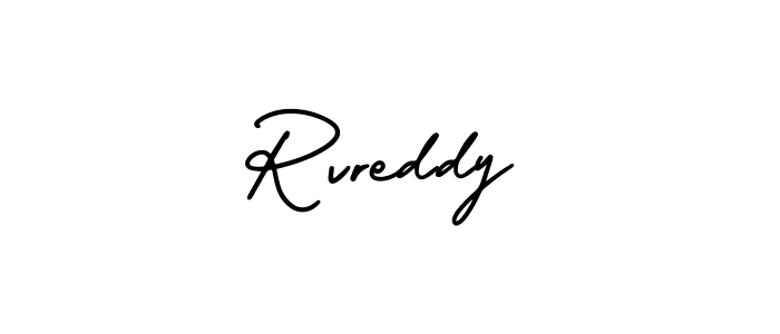 Best and Professional Signature Style for Rvreddy. AmerikaSignatureDemo-Regular Best Signature Style Collection. Rvreddy signature style 3 images and pictures png