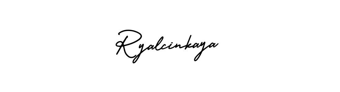 Also we have Ryalcinkaya name is the best signature style. Create professional handwritten signature collection using AmerikaSignatureDemo-Regular autograph style. Ryalcinkaya signature style 3 images and pictures png