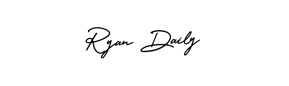Make a short Ryan Daily signature style. Manage your documents anywhere anytime using AmerikaSignatureDemo-Regular. Create and add eSignatures, submit forms, share and send files easily. Ryan Daily signature style 3 images and pictures png