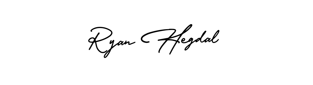 The best way (AmerikaSignatureDemo-Regular) to make a short signature is to pick only two or three words in your name. The name Ryan Hegdal include a total of six letters. For converting this name. Ryan Hegdal signature style 3 images and pictures png