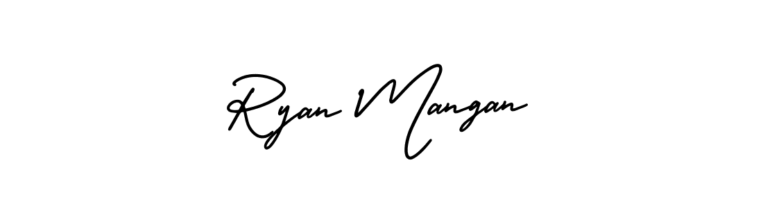 Also You can easily find your signature by using the search form. We will create Ryan Mangan name handwritten signature images for you free of cost using AmerikaSignatureDemo-Regular sign style. Ryan Mangan signature style 3 images and pictures png