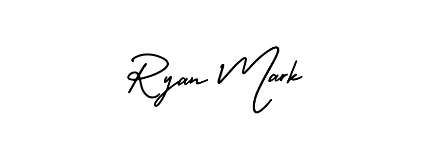 Ryan Mark stylish signature style. Best Handwritten Sign (AmerikaSignatureDemo-Regular) for my name. Handwritten Signature Collection Ideas for my name Ryan Mark. Ryan Mark signature style 3 images and pictures png