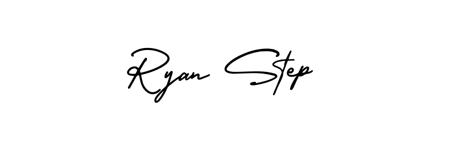 Create a beautiful signature design for name Ryan Step. With this signature (AmerikaSignatureDemo-Regular) fonts, you can make a handwritten signature for free. Ryan Step signature style 3 images and pictures png