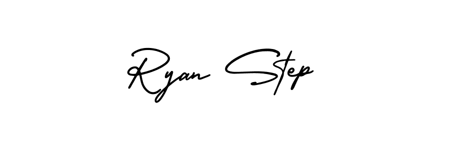 Use a signature maker to create a handwritten signature online. With this signature software, you can design (AmerikaSignatureDemo-Regular) your own signature for name Ryan Step. Ryan Step signature style 3 images and pictures png
