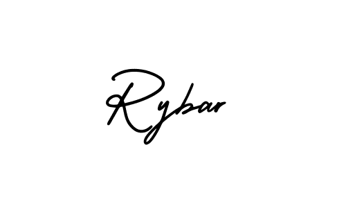 It looks lik you need a new signature style for name Rybar. Design unique handwritten (AmerikaSignatureDemo-Regular) signature with our free signature maker in just a few clicks. Rybar signature style 3 images and pictures png