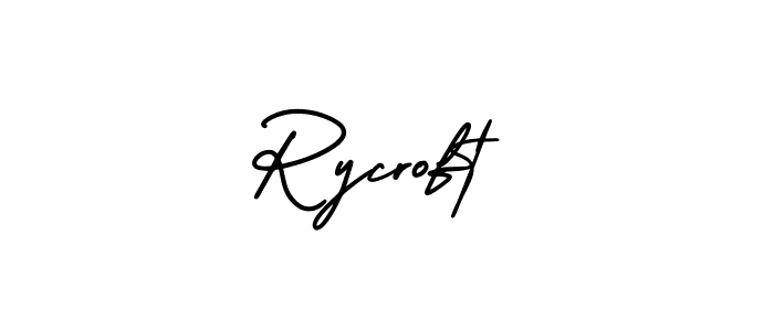 AmerikaSignatureDemo-Regular is a professional signature style that is perfect for those who want to add a touch of class to their signature. It is also a great choice for those who want to make their signature more unique. Get Rycroft name to fancy signature for free. Rycroft signature style 3 images and pictures png