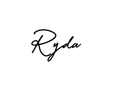 This is the best signature style for the Ryda name. Also you like these signature font (AmerikaSignatureDemo-Regular). Mix name signature. Ryda signature style 3 images and pictures png