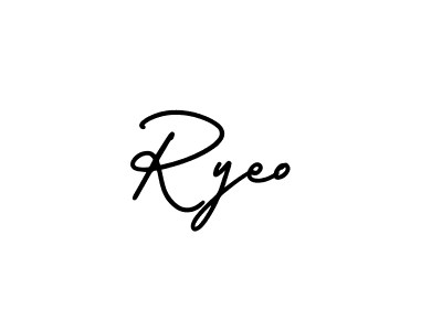 Once you've used our free online signature maker to create your best signature AmerikaSignatureDemo-Regular style, it's time to enjoy all of the benefits that Ryeo name signing documents. Ryeo signature style 3 images and pictures png