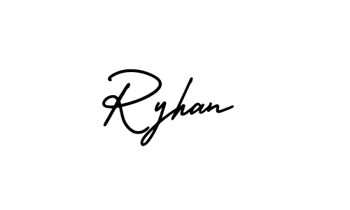 How to Draw Ryhan signature style? AmerikaSignatureDemo-Regular is a latest design signature styles for name Ryhan. Ryhan signature style 3 images and pictures png