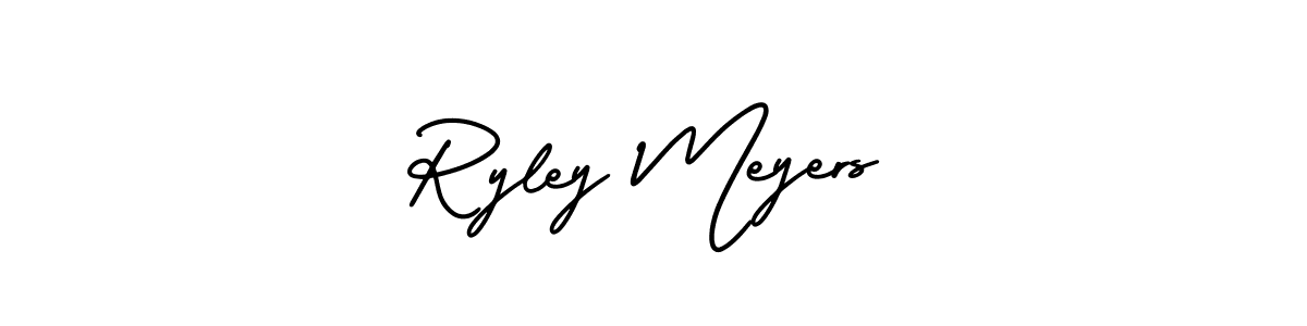 Best and Professional Signature Style for Ryley Meyers. AmerikaSignatureDemo-Regular Best Signature Style Collection. Ryley Meyers signature style 3 images and pictures png