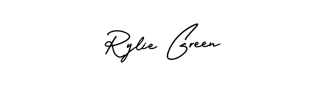 How to make Rylie Green signature? AmerikaSignatureDemo-Regular is a professional autograph style. Create handwritten signature for Rylie Green name. Rylie Green signature style 3 images and pictures png