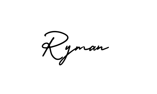 Best and Professional Signature Style for Ryman. AmerikaSignatureDemo-Regular Best Signature Style Collection. Ryman signature style 3 images and pictures png