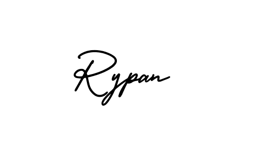 Rypan stylish signature style. Best Handwritten Sign (AmerikaSignatureDemo-Regular) for my name. Handwritten Signature Collection Ideas for my name Rypan. Rypan signature style 3 images and pictures png