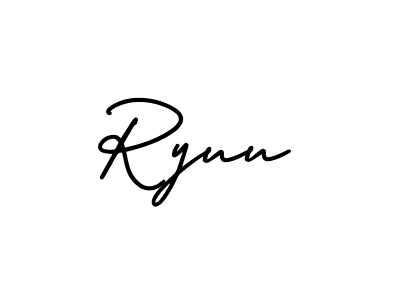 Once you've used our free online signature maker to create your best signature AmerikaSignatureDemo-Regular style, it's time to enjoy all of the benefits that Ryuu name signing documents. Ryuu signature style 3 images and pictures png