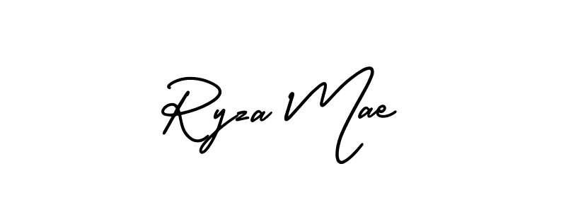 Use a signature maker to create a handwritten signature online. With this signature software, you can design (AmerikaSignatureDemo-Regular) your own signature for name Ryza Mae. Ryza Mae signature style 3 images and pictures png