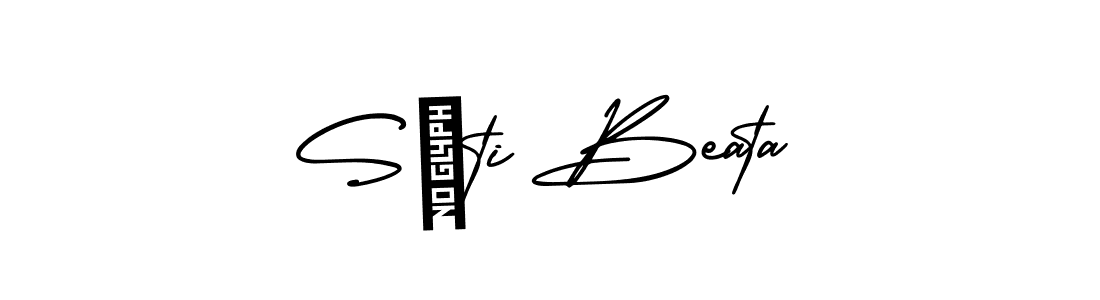 How to make Sóti Beata signature? AmerikaSignatureDemo-Regular is a professional autograph style. Create handwritten signature for Sóti Beata name. Sóti Beata signature style 3 images and pictures png