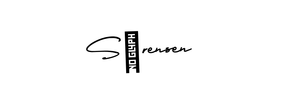 This is the best signature style for the Sørensen name. Also you like these signature font (AmerikaSignatureDemo-Regular). Mix name signature. Sørensen signature style 3 images and pictures png