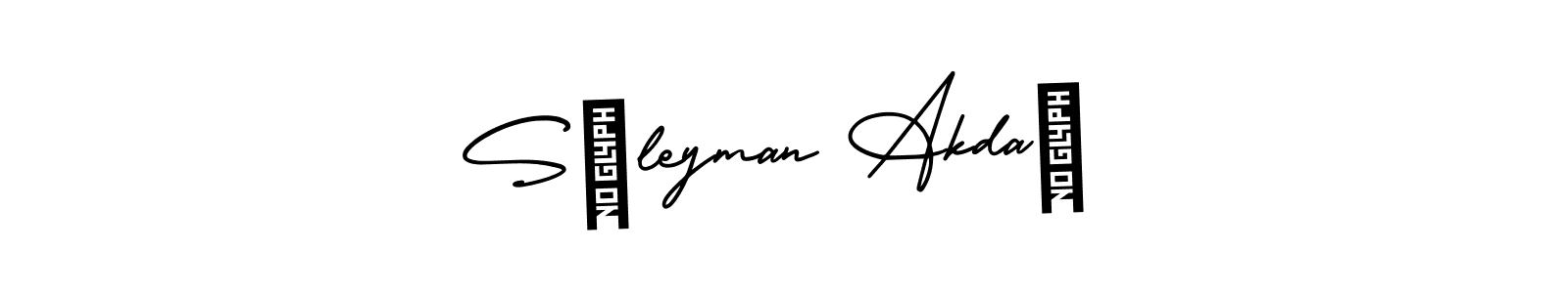Similarly AmerikaSignatureDemo-Regular is the best handwritten signature design. Signature creator online .You can use it as an online autograph creator for name Süleyman Akdağ. Süleyman Akdağ signature style 3 images and pictures png