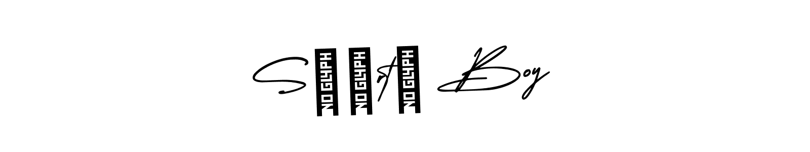 Sꪑꪖrtꪗ Boy stylish signature style. Best Handwritten Sign (AmerikaSignatureDemo-Regular) for my name. Handwritten Signature Collection Ideas for my name Sꪑꪖrtꪗ Boy. Sꪑꪖrtꪗ Boy signature style 3 images and pictures png