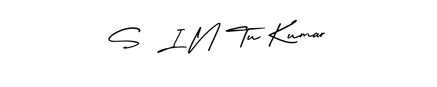 Make a beautiful signature design for name S  I N Tu Kumar. Use this online signature maker to create a handwritten signature for free. S  I N Tu Kumar signature style 3 images and pictures png