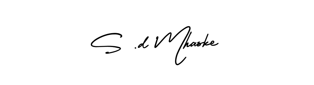 Similarly AmerikaSignatureDemo-Regular is the best handwritten signature design. Signature creator online .You can use it as an online autograph creator for name S .d Mhaske. S .d Mhaske signature style 3 images and pictures png