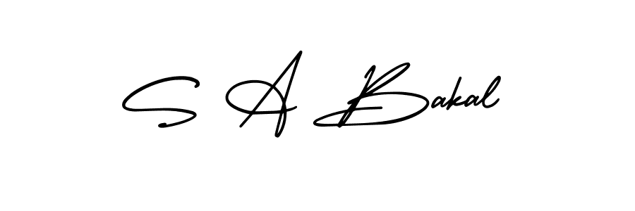 Similarly AmerikaSignatureDemo-Regular is the best handwritten signature design. Signature creator online .You can use it as an online autograph creator for name S A Bakal. S A Bakal signature style 3 images and pictures png