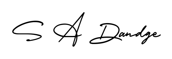 AmerikaSignatureDemo-Regular is a professional signature style that is perfect for those who want to add a touch of class to their signature. Get S A Dandge name fancy signature for free. S A Dandge signature style 3 images and pictures png