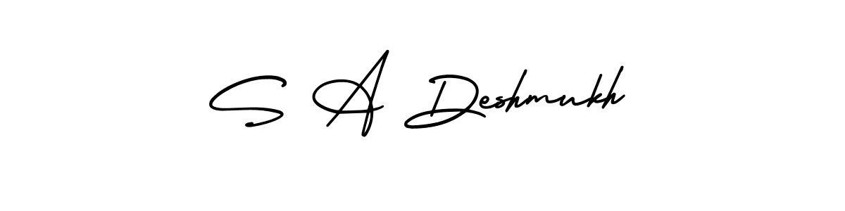 Best and Professional Signature Style for S A Deshmukh. AmerikaSignatureDemo-Regular Best Signature Style Collection. S A Deshmukh signature style 3 images and pictures png