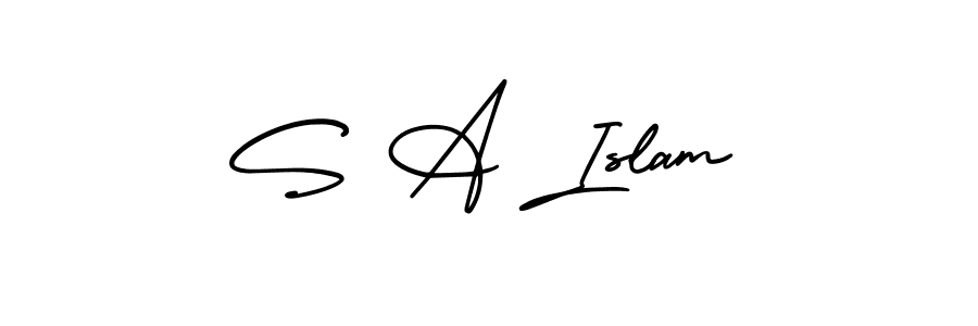 Once you've used our free online signature maker to create your best signature AmerikaSignatureDemo-Regular style, it's time to enjoy all of the benefits that S A Islam name signing documents. S A Islam signature style 3 images and pictures png