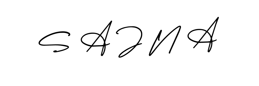 Here are the top 10 professional signature styles for the name S A J N A. These are the best autograph styles you can use for your name. S A J N A signature style 3 images and pictures png