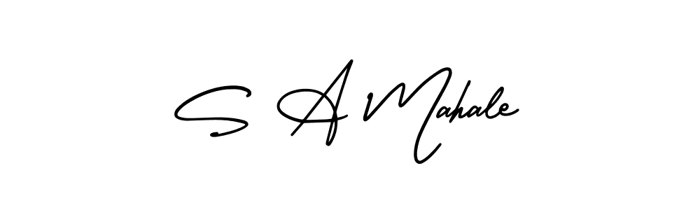 Make a short S A Mahale signature style. Manage your documents anywhere anytime using AmerikaSignatureDemo-Regular. Create and add eSignatures, submit forms, share and send files easily. S A Mahale signature style 3 images and pictures png
