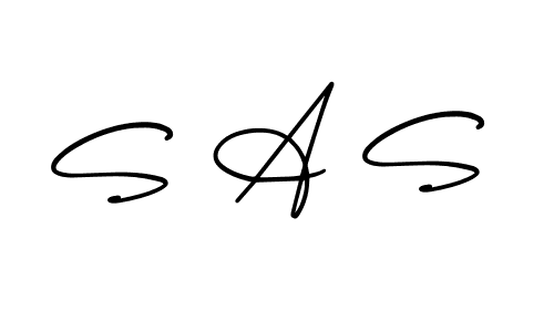 if you are searching for the best signature style for your name S A S. so please give up your signature search. here we have designed multiple signature styles  using AmerikaSignatureDemo-Regular. S A S signature style 3 images and pictures png