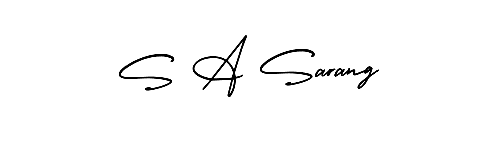 How to Draw S A Sarang signature style? AmerikaSignatureDemo-Regular is a latest design signature styles for name S A Sarang. S A Sarang signature style 3 images and pictures png