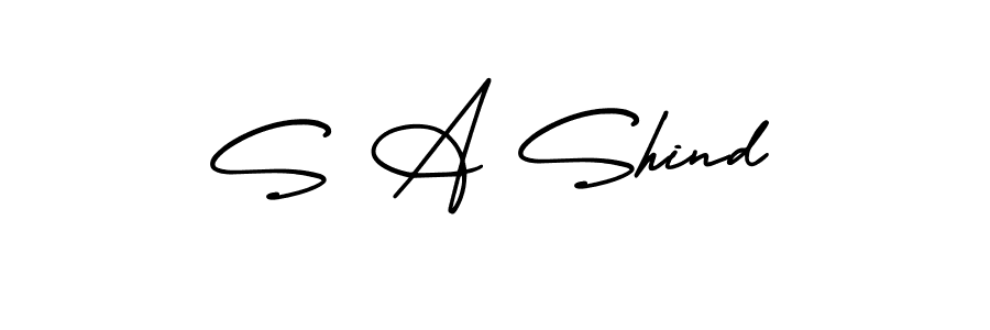 Also we have S A Shind name is the best signature style. Create professional handwritten signature collection using AmerikaSignatureDemo-Regular autograph style. S A Shind signature style 3 images and pictures png