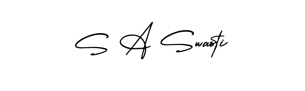 Best and Professional Signature Style for S A Swasti. AmerikaSignatureDemo-Regular Best Signature Style Collection. S A Swasti signature style 3 images and pictures png