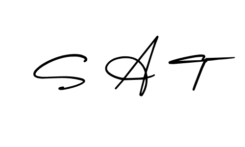 Make a beautiful signature design for name S A T. Use this online signature maker to create a handwritten signature for free. S A T signature style 3 images and pictures png