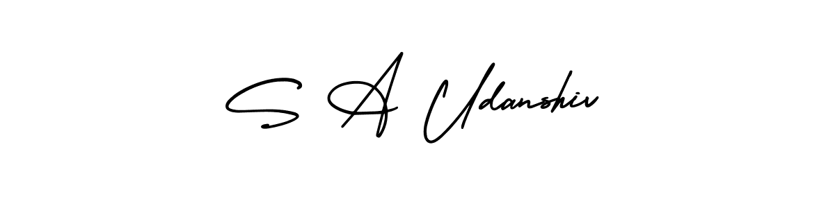 Also we have S A Udanshiv name is the best signature style. Create professional handwritten signature collection using AmerikaSignatureDemo-Regular autograph style. S A Udanshiv signature style 3 images and pictures png